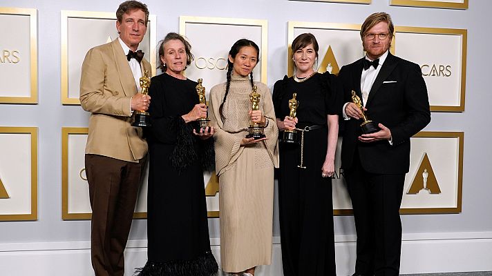 Telediario 1 - Los Oscar se sobreponen al coronavirus con 'Nomadland' como gran triunfadora de la gala