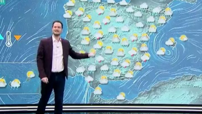La semana arranca con tormentas en Andalucía y el tercio este peninsular