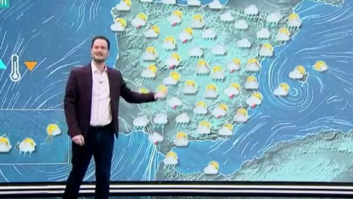 Telediario 1 - La semana arranca con tormentas en Andalucía y el tercio este peninsular