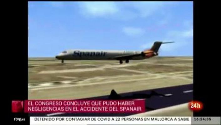 Parlamento - Conclusiones sobre el accidente de Spanair