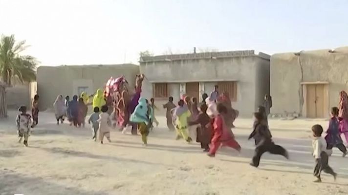 Roshán, el camello biblioteca que distribuye libros a niños en Pakistán