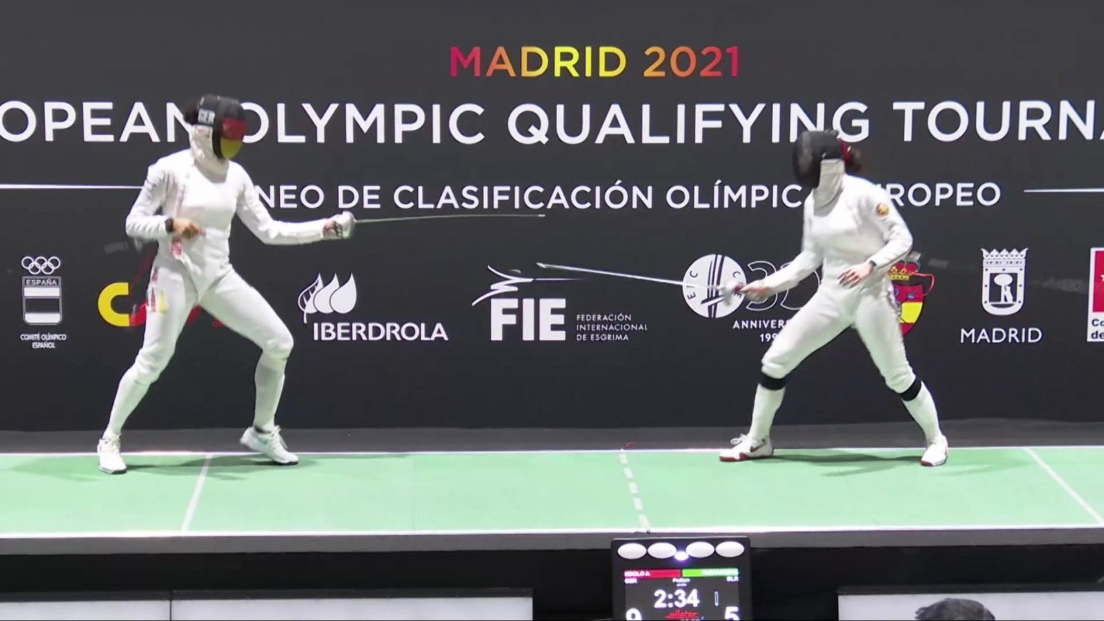 Esgrima - Torneo preolímpico. Final espada femenina