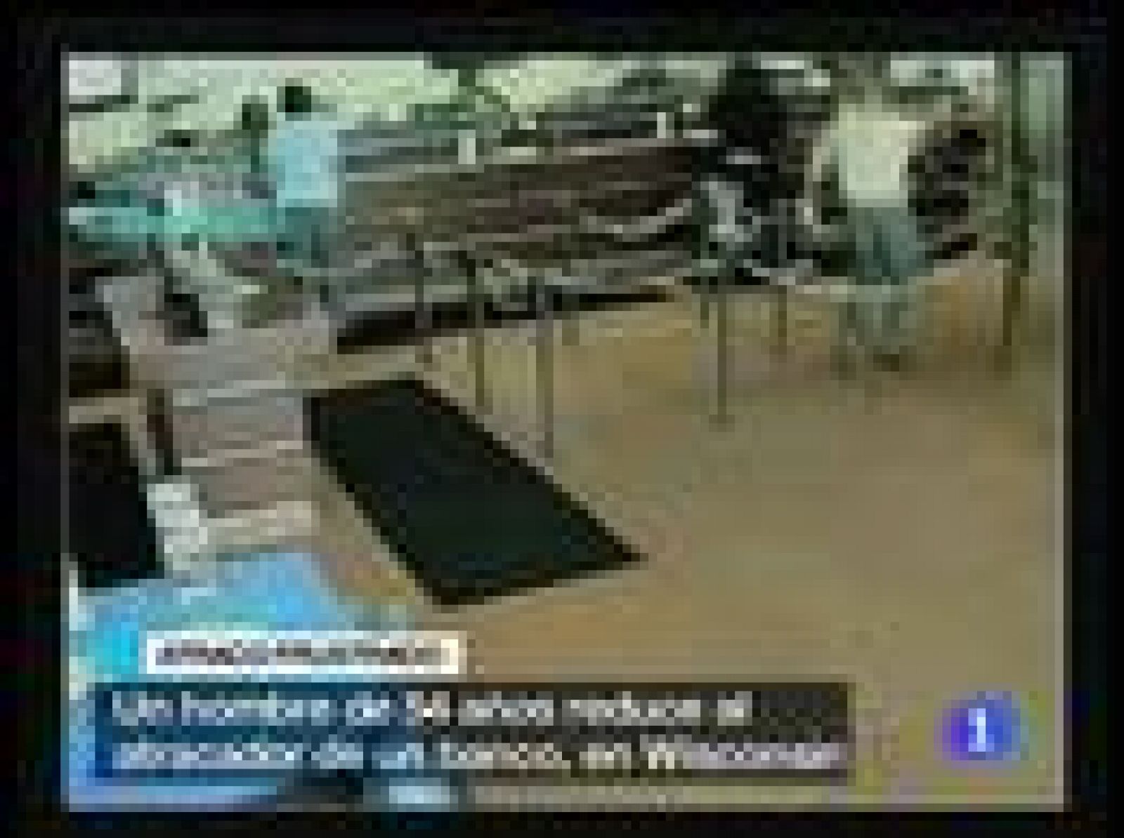 Un hombre de 54 años reduce al atracador de un banco en Wisconsin | Ver