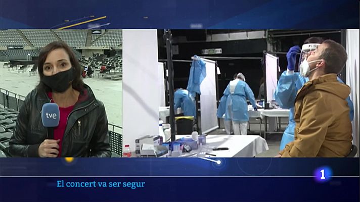 L'Informatiu - Només s'han detectat sis casos positius entre el públic del concert