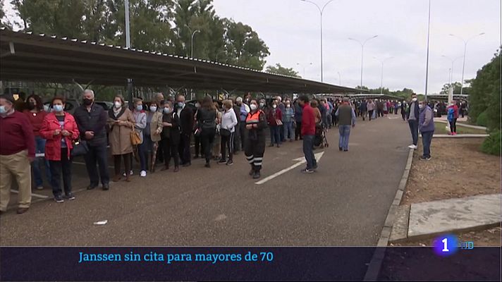 Vacunación sin cita para personas de entre 70 y 90 años en Badajoz