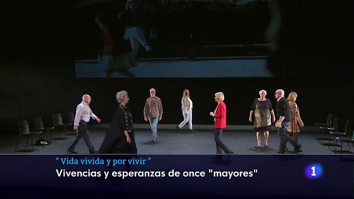 Actores aficionados, mayores de 60 años, en "La vida vivida y por vivir"