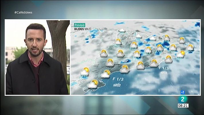 Cafè d'idees - El Temps - Repetició de la jornada: ruixats, tempestes i clarianes