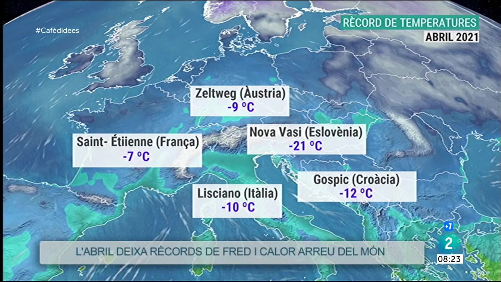 Cafè d'Idees - Rècords de fred i calor a l'abril arreu del món