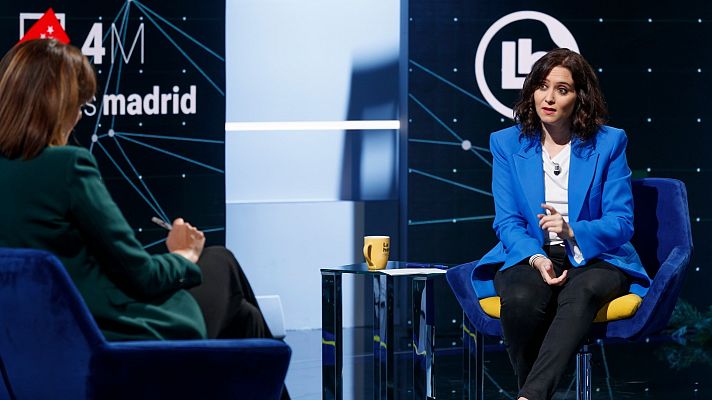 La hora de La 1 - Ayuso ve "reprochable" el 'cordón sanitario' a Vox: "¿No es más extremo Podemos? Yo creo que sí"