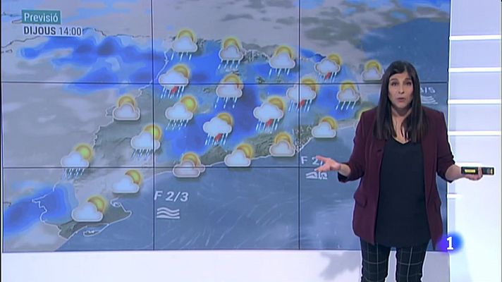 L'Informatiu - Paraigua, rebequeta i ulleres de sol: "kit" d'aquests dies