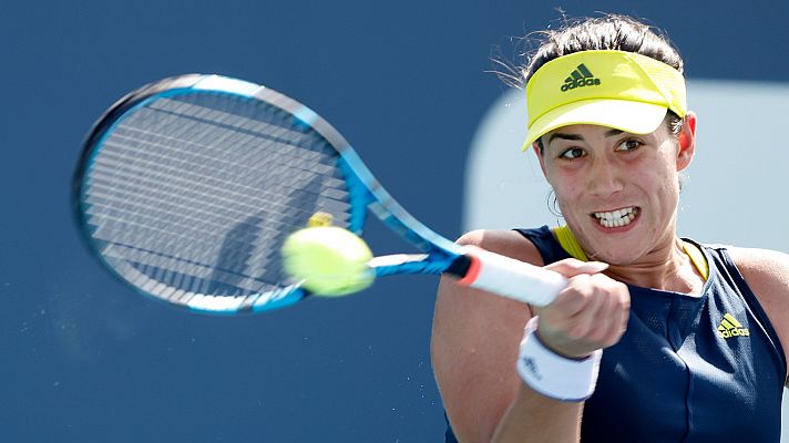 Muguruza se queda sin debutar en el Mutua Madrid Open por una lesión