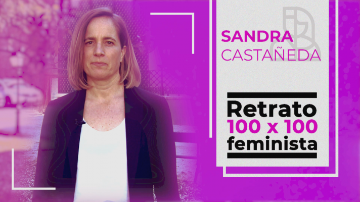 Objetivo Igualdad - Retrato 100x100 feminista: Sandra Castañeda, responsable de banca ética