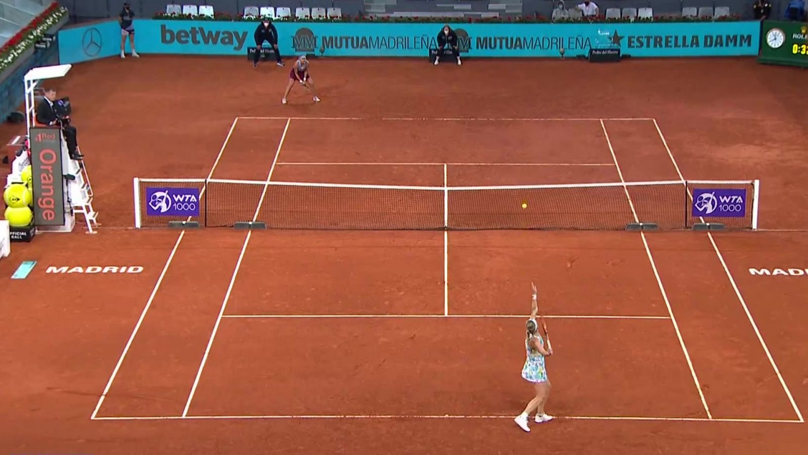 Tenis - WTA Mutua Madrid Open: Victoria Jiménez Katsintseva - Kiki Bertens