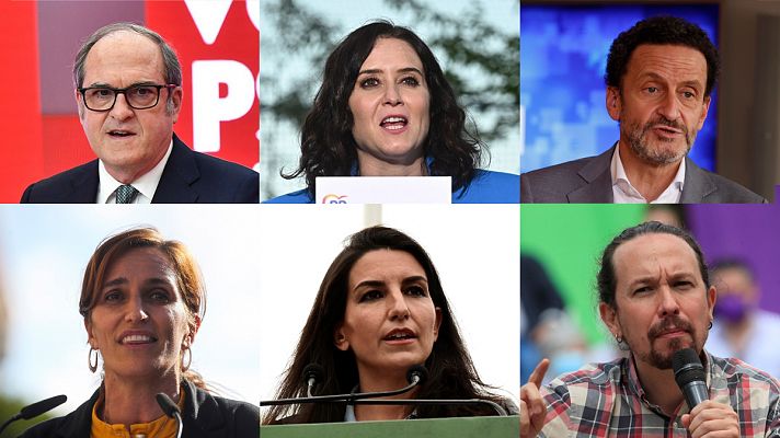 Los candidatos al 4M entran en el 'sprint' final de la campaña e intensifican sus actos para pedir el voto