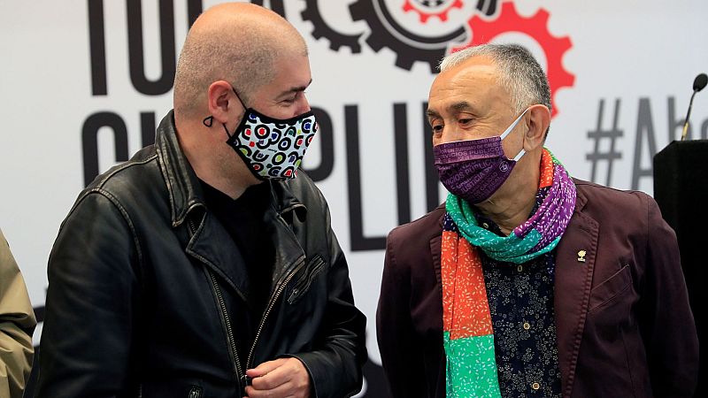 CC.OO. y UGT reclaman la recuperación de derechos laborales en un Primero de Mayo marcado por la pandemia