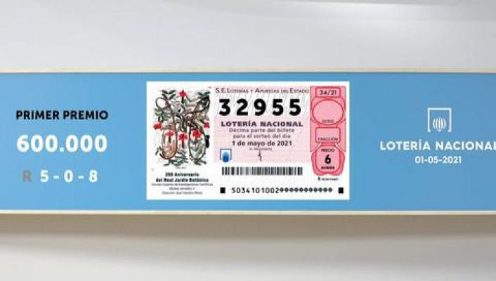 Sorteo de la Lotería Nacional del 01/05/2021