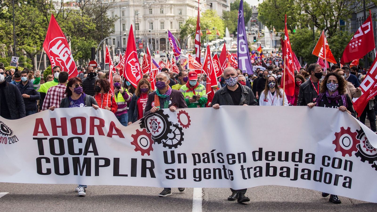 Primero de Mayo | Los sindicatos reclaman mayor justicia social