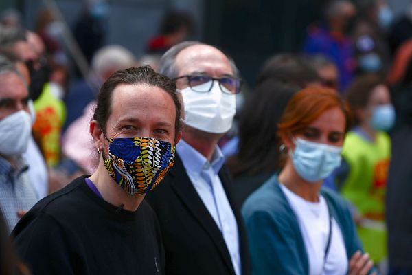 Telediario 1 - El Primero de Mayo marca la agenda del último sábado de campaña de las elecciones del 4M en Madrid