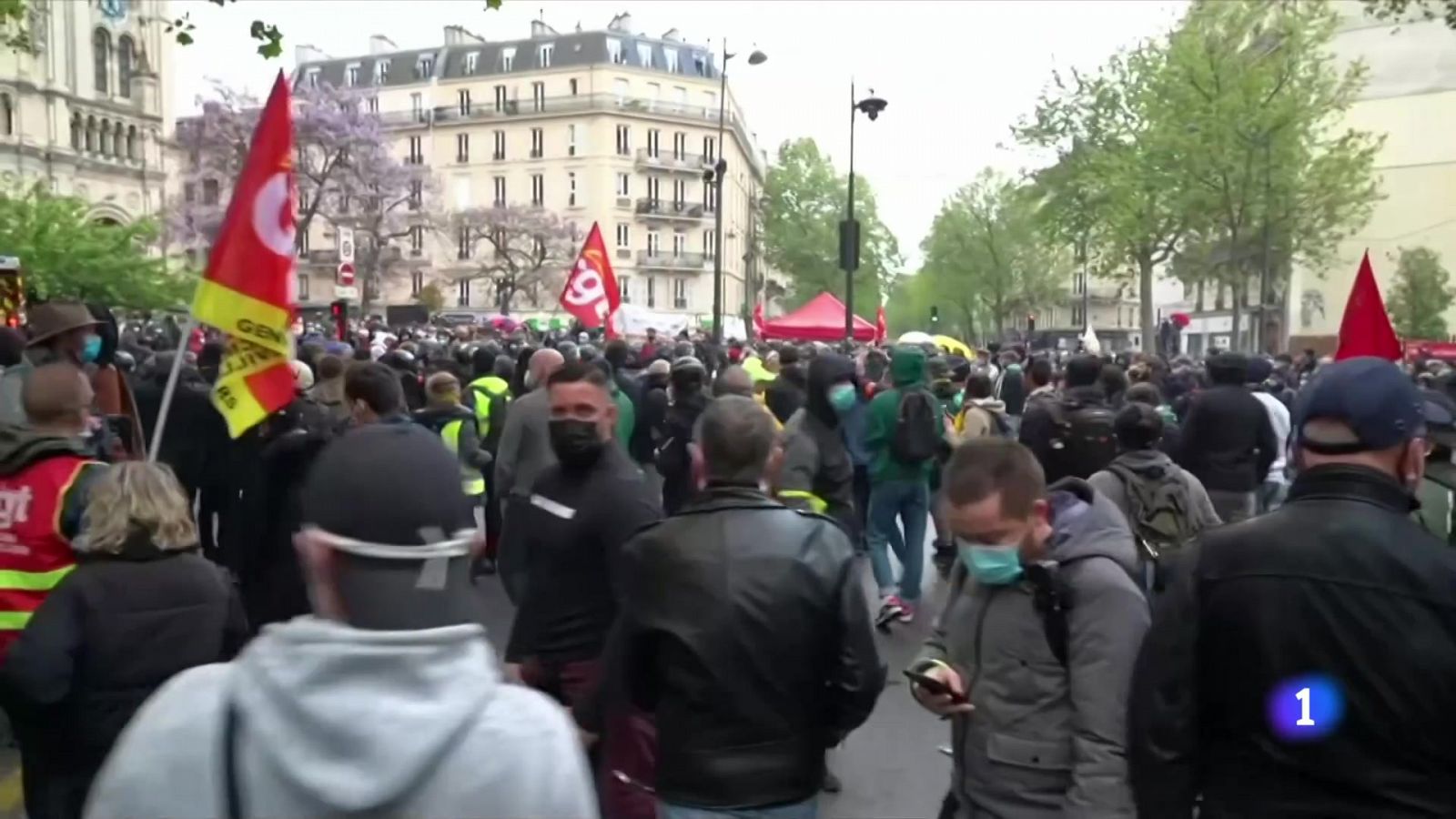 Manifestaciones por el Primero de Mayo alrededor del mundo a pesar de la pandemia- RTVE.es