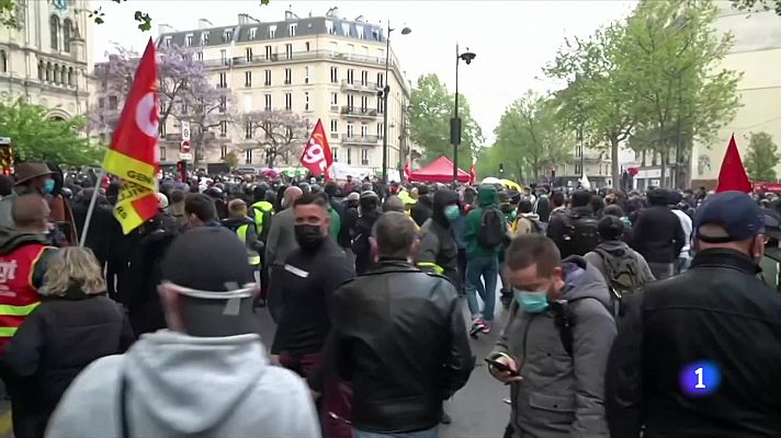 Manifestaciones por el Primero de Mayo alrededor del mundo a pesar de la pandemia