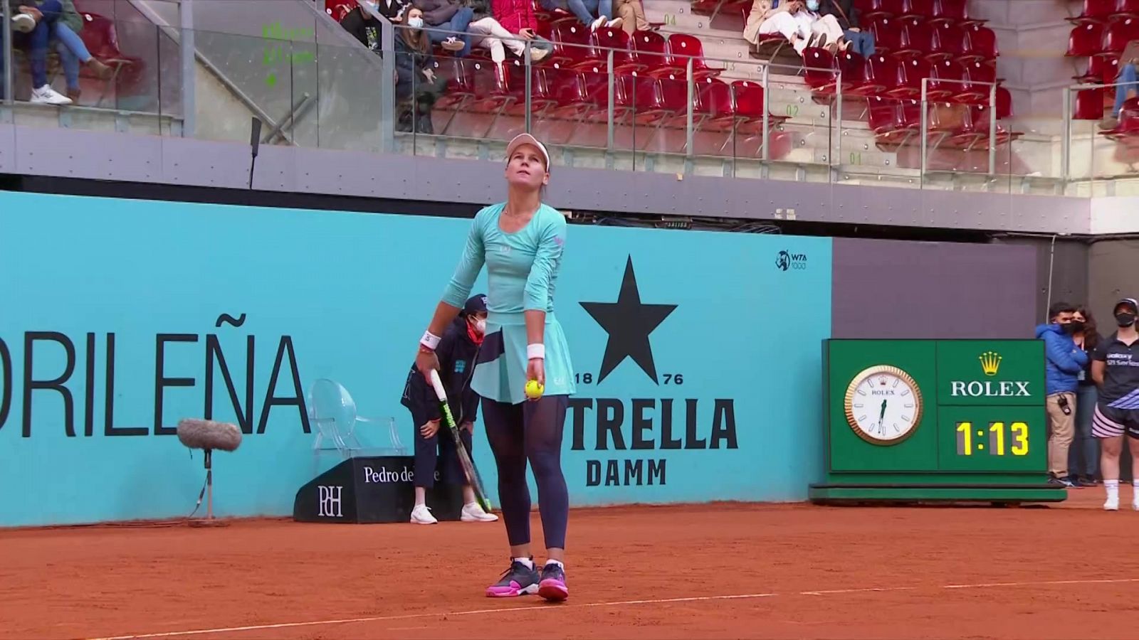 Tenis - WTA Mutua Madrid Open.: V. Kudermetova - K. Bertens