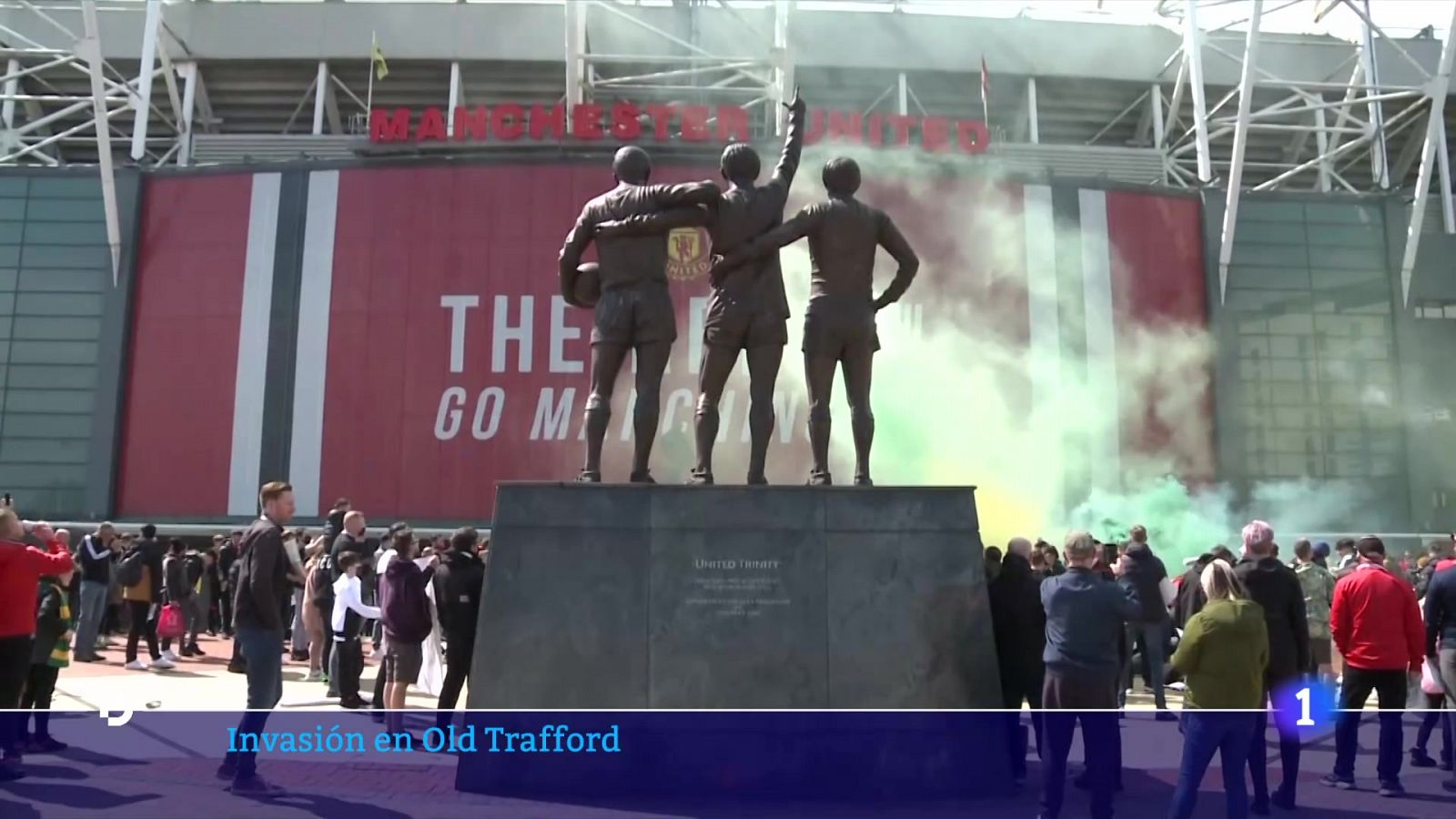 Aplazado el United-Liverpool por la invasión de hinchas