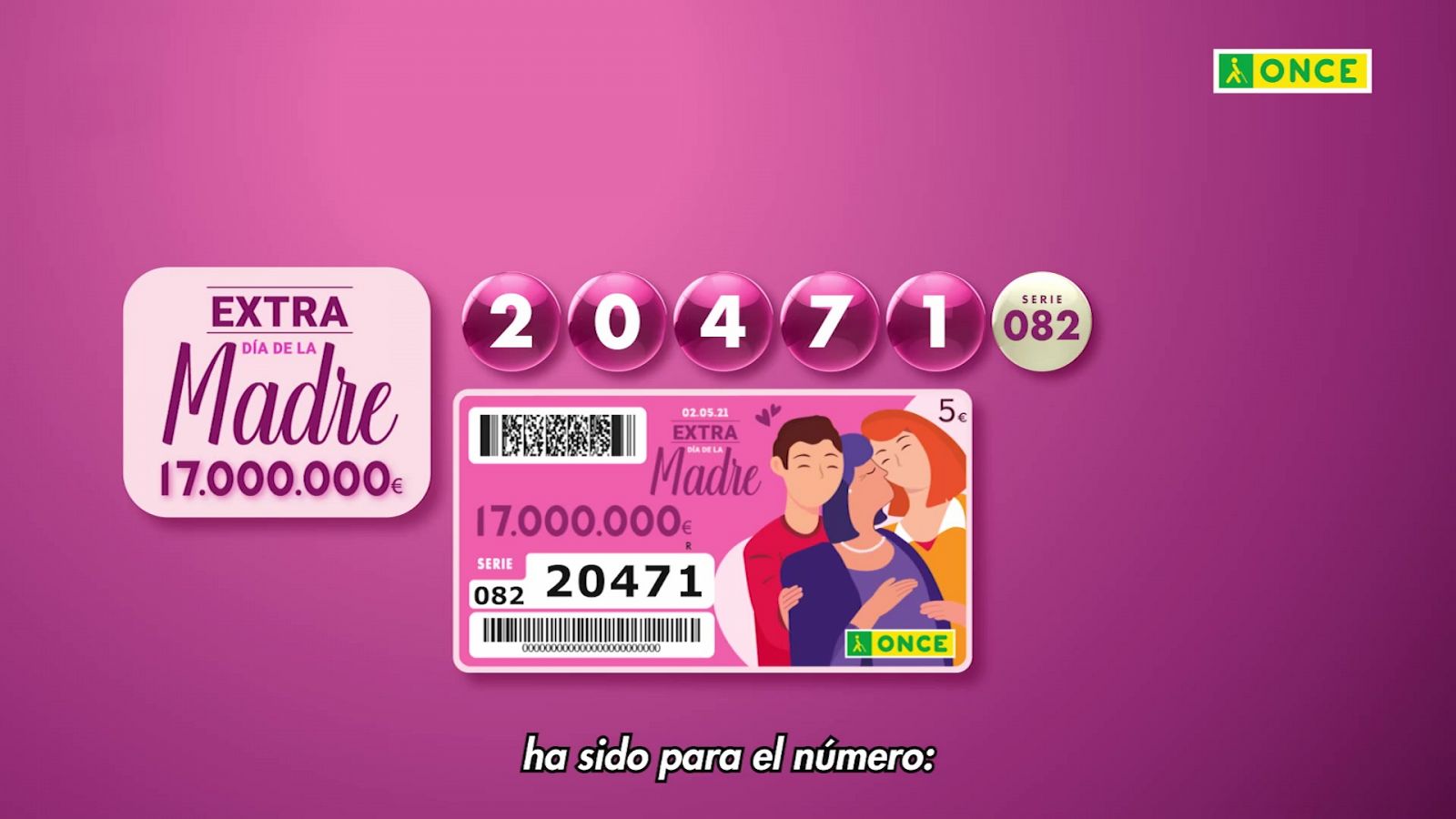 Sorteo ONCE - 02/05/21 - ver ahora