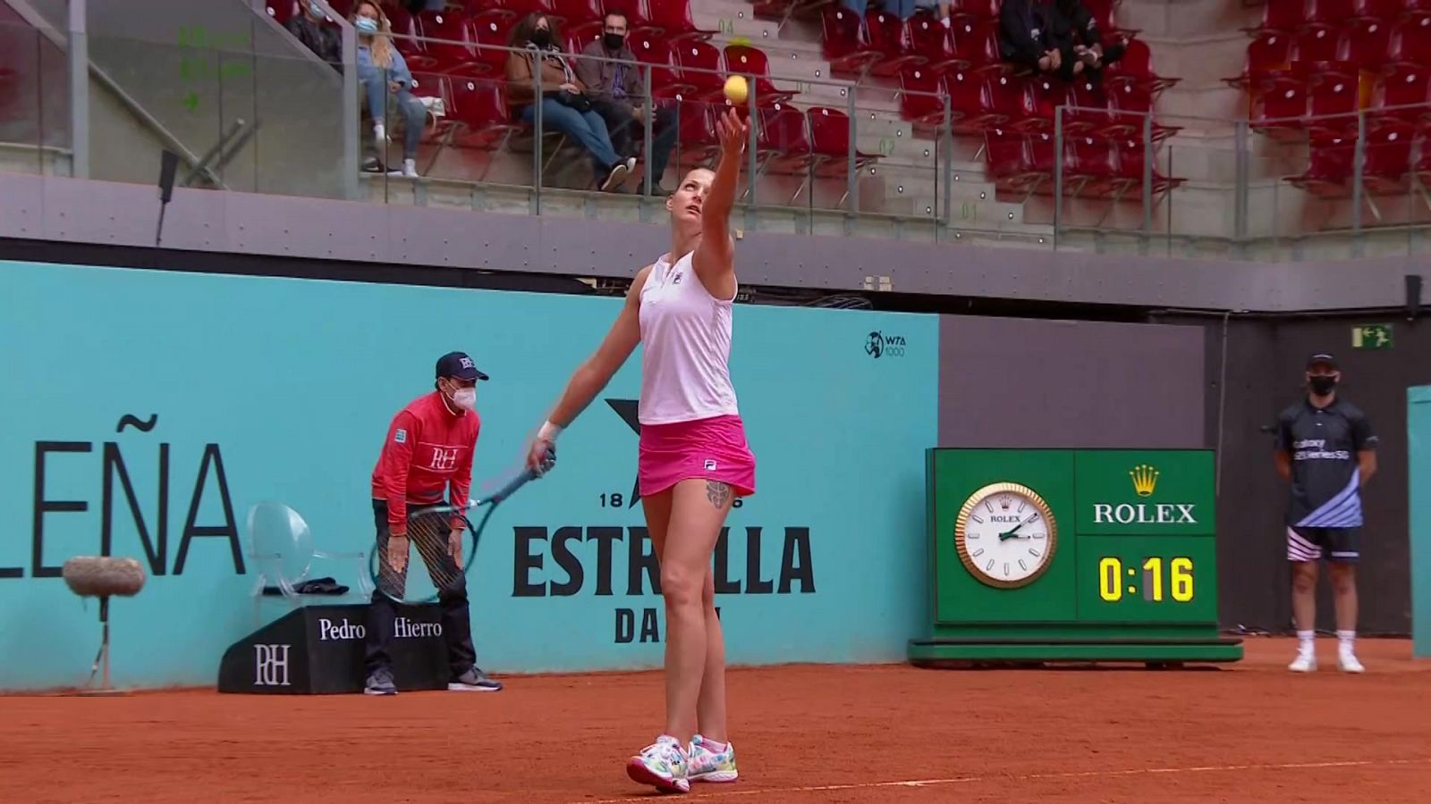 Tenis - WTA Mutua Madrid Open.: K. Pliskova - A. Pavlyuchenkova