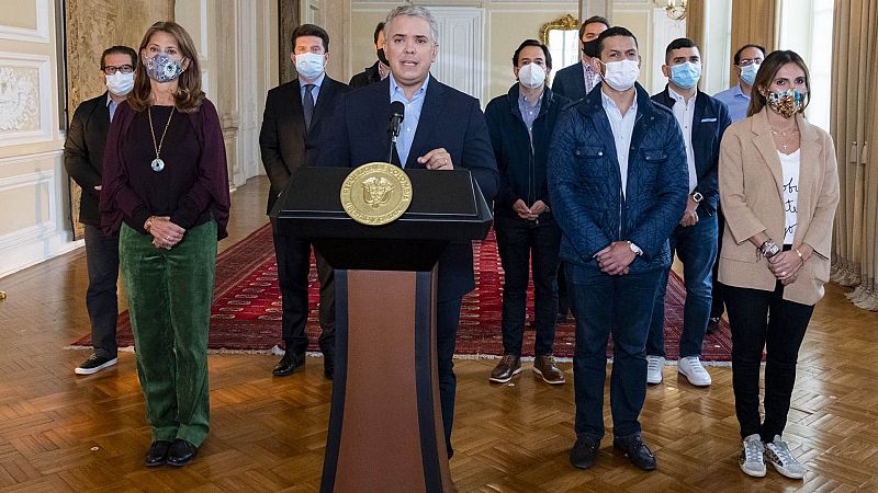 Iván Duque retira la reforma fiscal ante las protestas