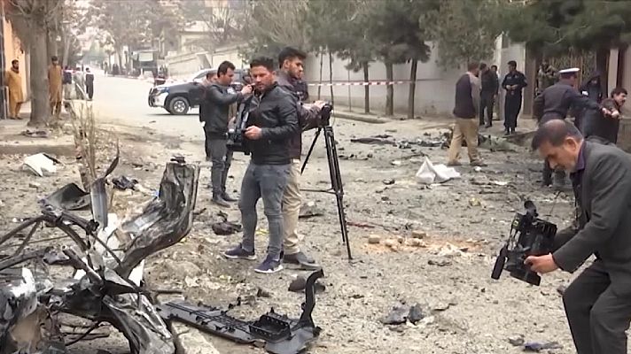 Telediario 1 - El mundo celebra el Día Internacional de la Libertad de Prensa, con el recuerdo de David Beriain y Roberto Fraile muy presentes todavía