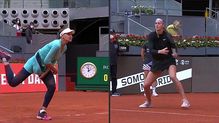 WTA Mutua Madrid Open: Petra Kvitova - Veronika Kudermetova