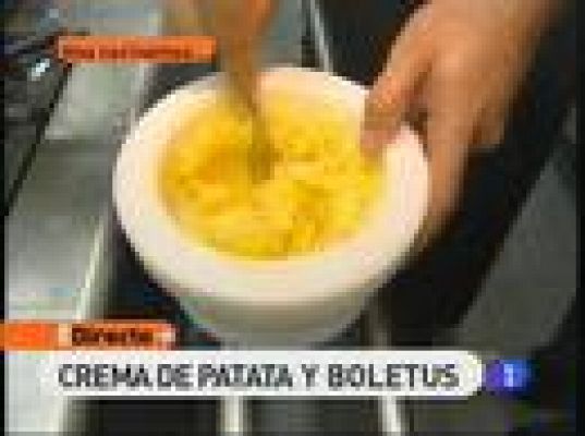 RTVE Cocina - Crema de patata y boletus
