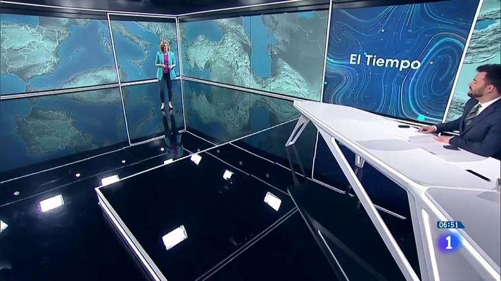 El tiempo - Cielos nubosos y viento fuerte en el litoral sudeste y en Canarias