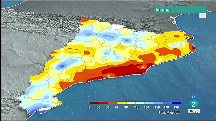 Abril fred, sec a la costa i amb poques hores de sol