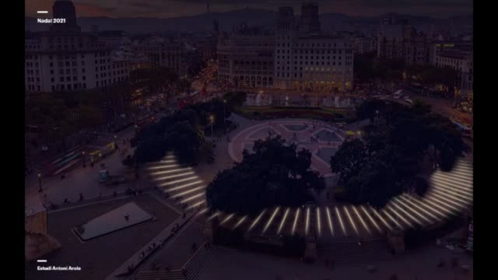 Barcelona estrenarà enguany un nou disseny de llums nadalenques