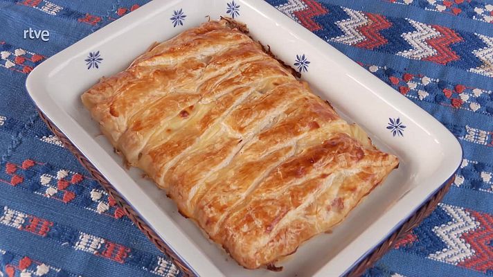 Como sapiens - Receta de trenza de hojaldre salada