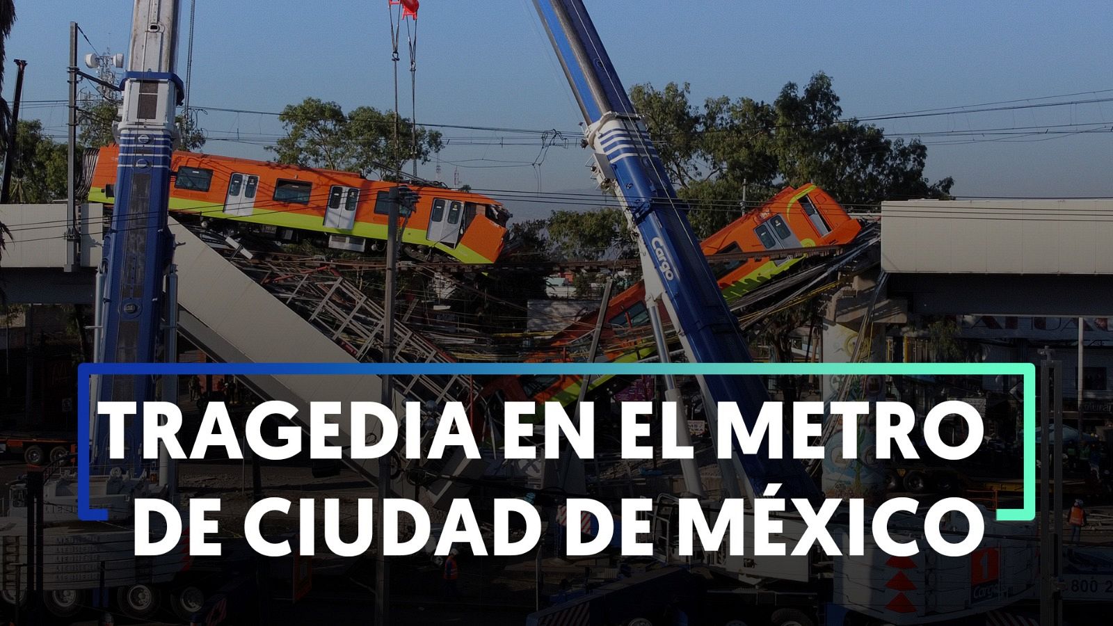 24 muertos al desplomarse un tramo del metro en Ciudad de México