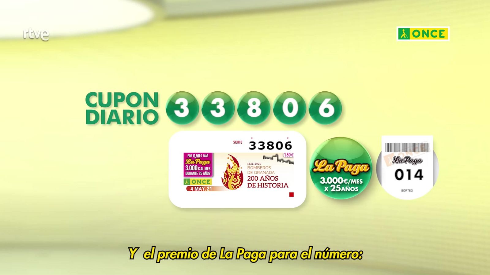 Sorteo ONCE - 04/05/21 - ver ahora