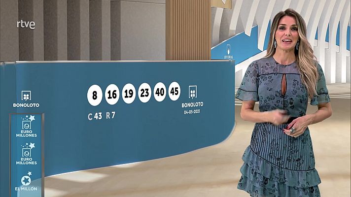 Loterías - Sorteo de la Bonoloto y Euromillones del 04/05/2021