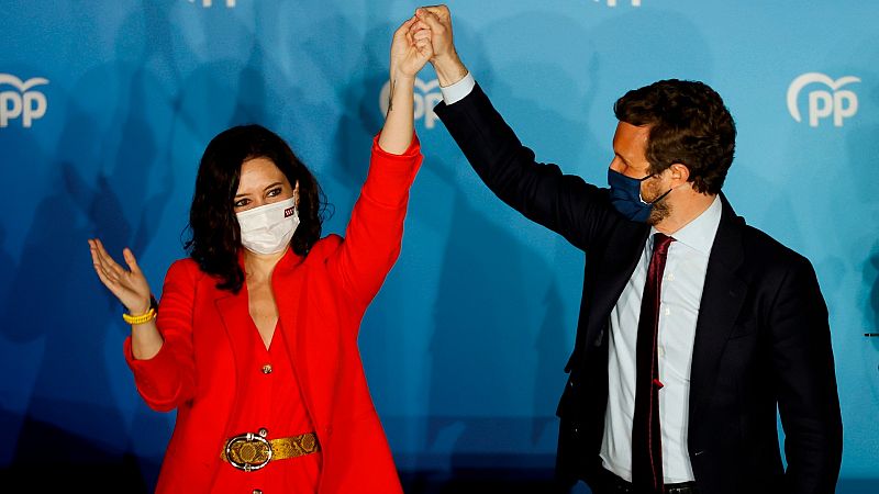 Casado: "Madrid ha hecho una mocin de censura al 'sanchismo' y al gobierno con Podemos"