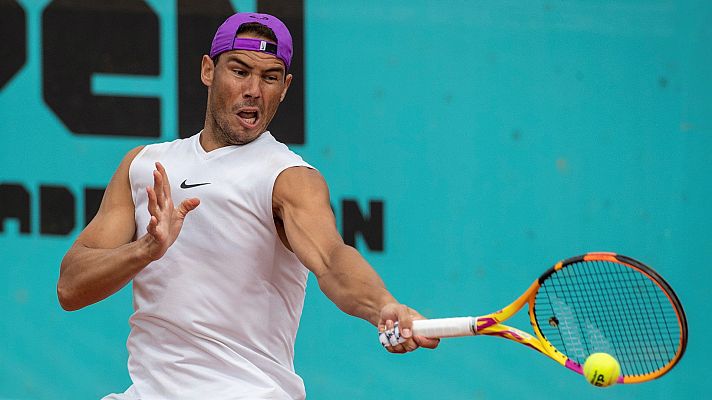 Nadal debuta en el Mutua Madrid Open ante Carlos Alcaraz