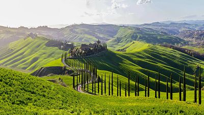 El desierto de Acona y Crete Senesi