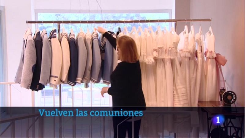 Los trajes de Primera Comunión listos para la celebración religiosa 