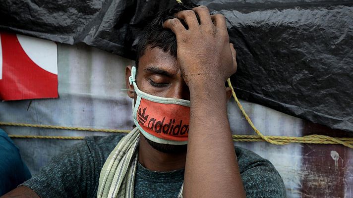 Telediario 1 - La mitad de los contagios de coronavirus del mundo ocurren en India