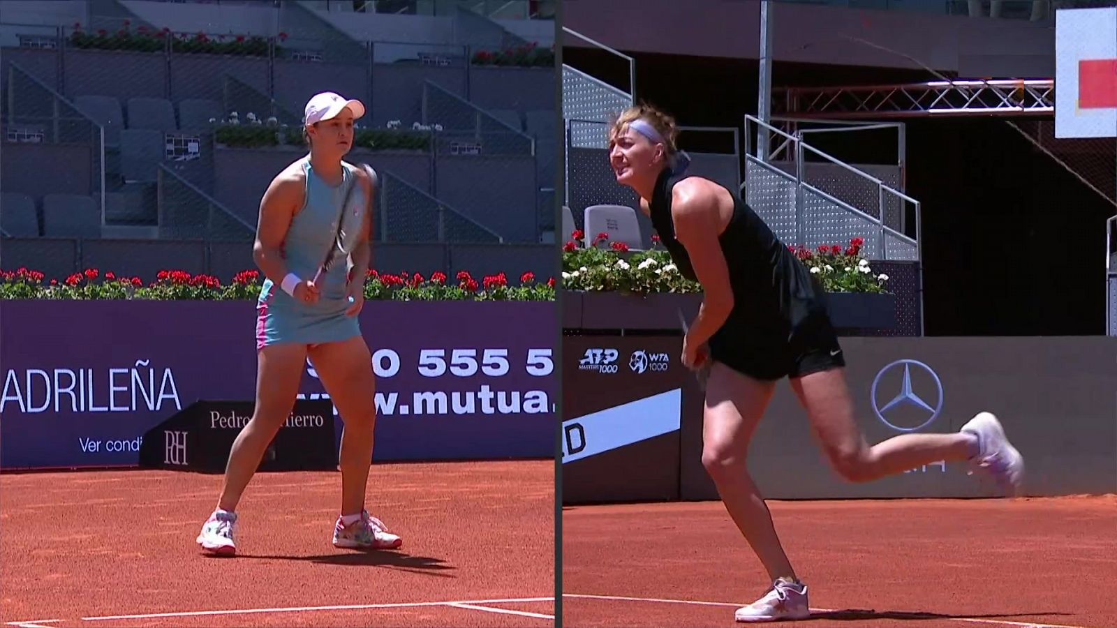 Tenis - WTA Mutua Madrid Open: Ashleigh Barty - Petra Kvitova