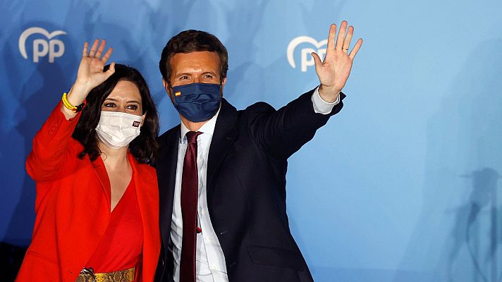 Telediario 1 - El 'efecto Ayuso' en Madrid y el cambio de "tablero" para el PP en la política nacional