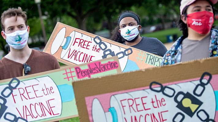 Informativo 24h - EE.UU, a favor de liberar las patentes de las vacunas anticovid