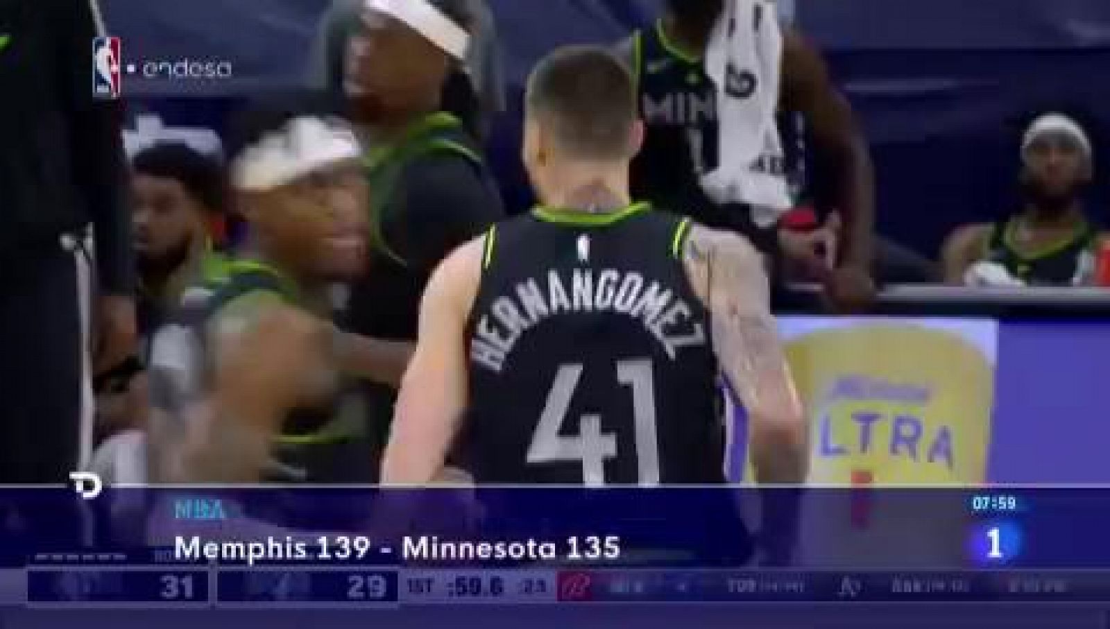 Los Grizzlies ganan a los Timberwolves de Juancho y Ricky | Ver