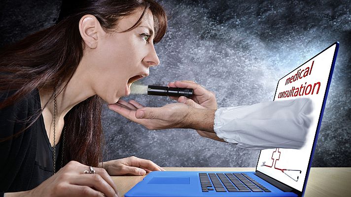Telediario 1 - La disminución de las visitas al médico con motivo de la pandemia provoca un aumento de los cibercondríacos
