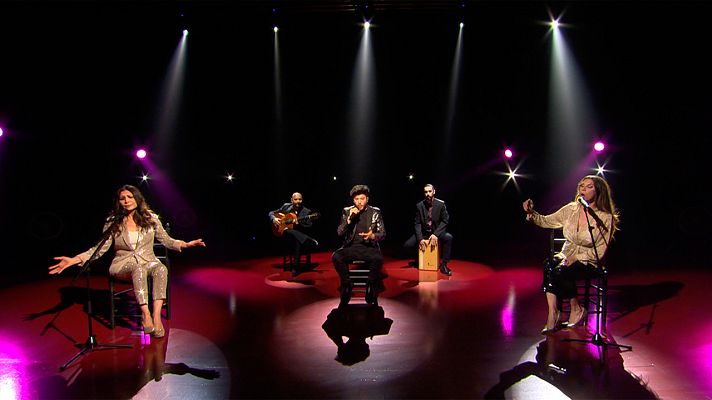 Eurovisión - Blas Cantó y Azúcar Moreno: versión flamenca de "Bandido"